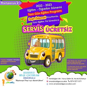 2022 - 2023 Eğitim Öğretim Yılı Kayıtları İçin Kampanya 2